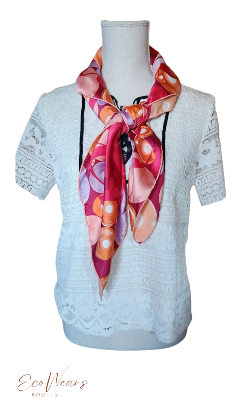 Foulard carré en soie CARTIER
