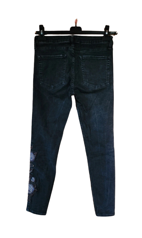 Jean skinny brodé MANGO