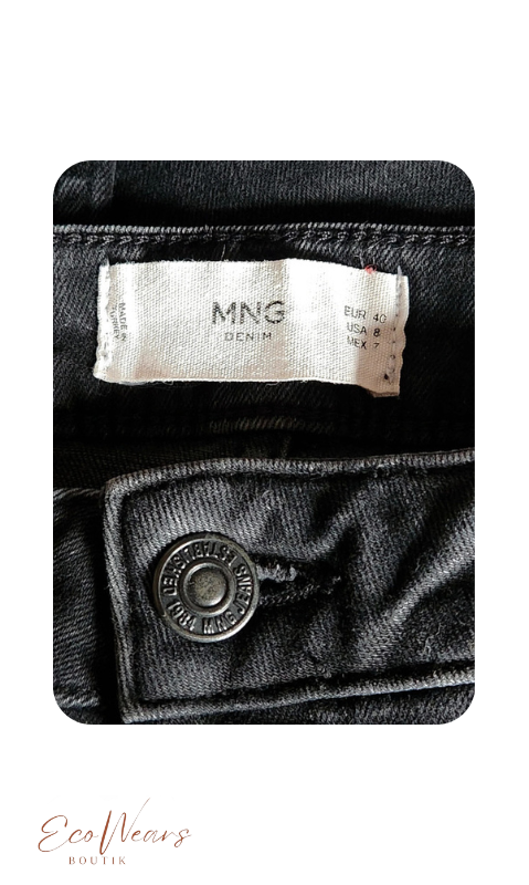 Jean skinny brodé MANGO