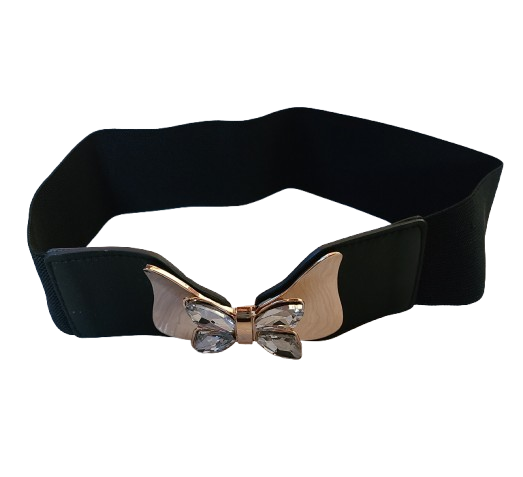 Large ceinture élastique boucle papillon