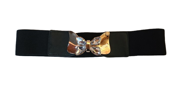 Large ceinture élastique boucle papillon