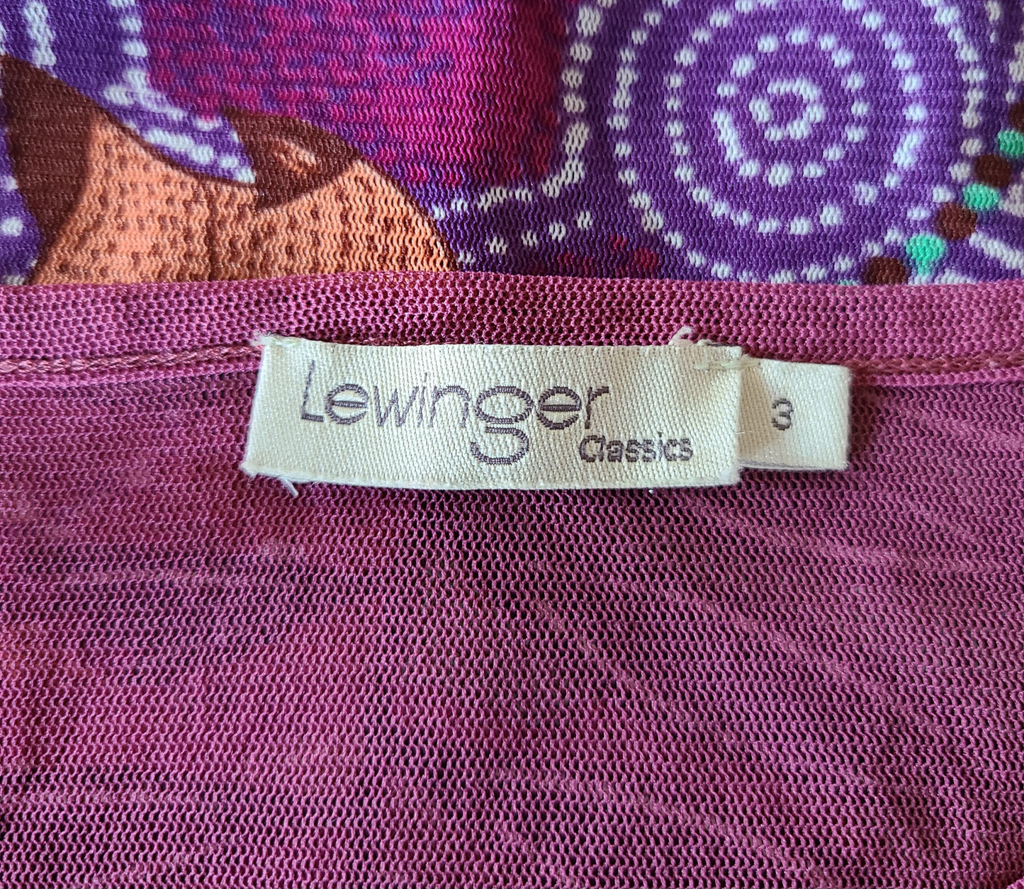 Tee-shirt semi-transparent Lewinger