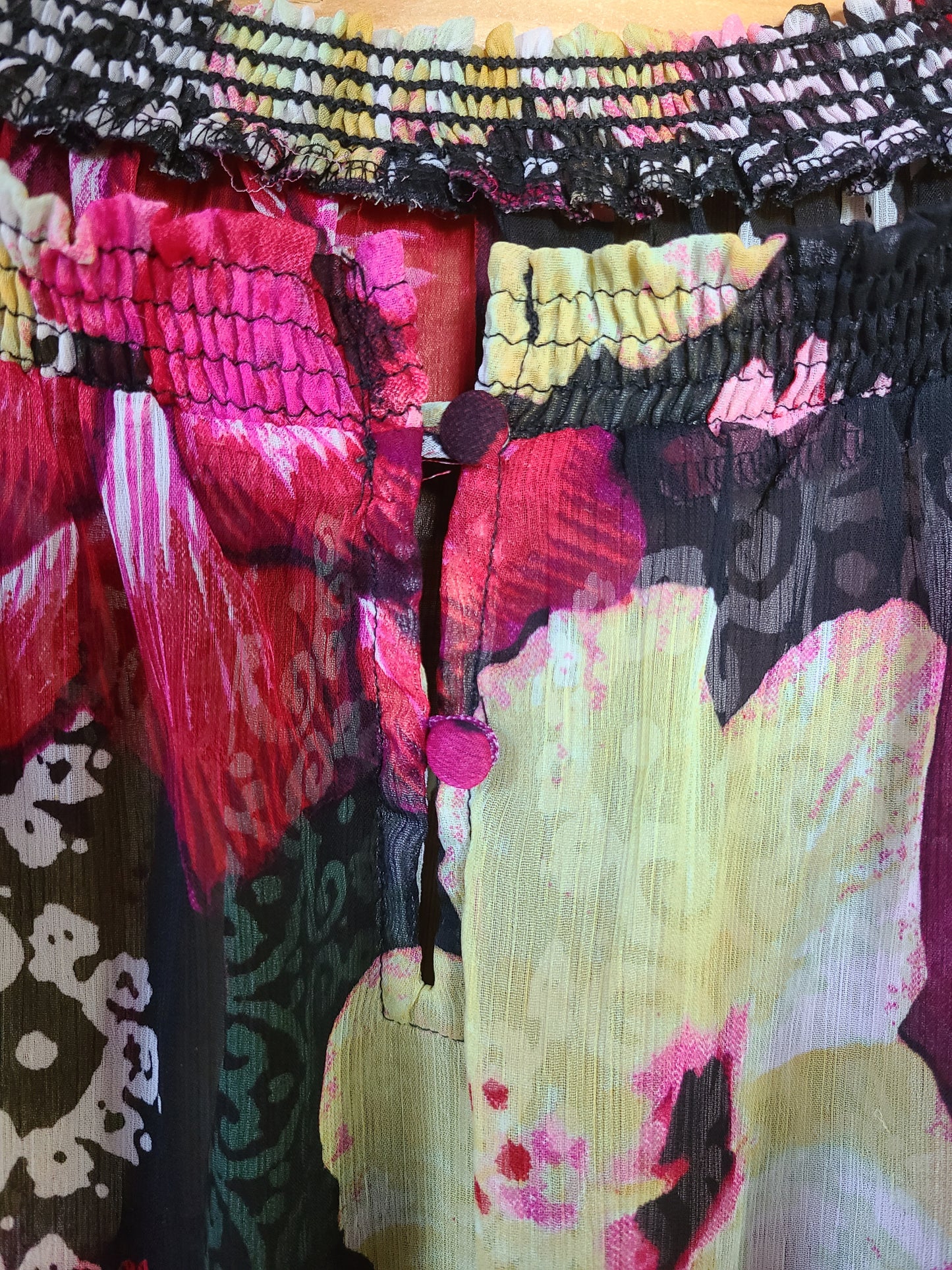 Blouse en voile semi-transparent DESIGUAL