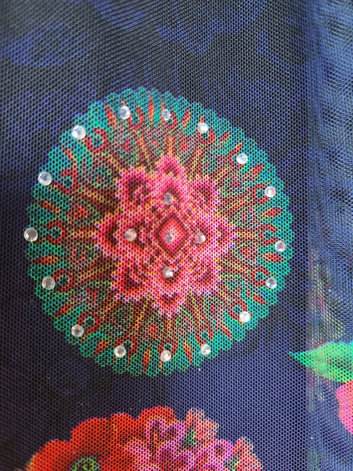 Blouse en voile avec strass Desigual