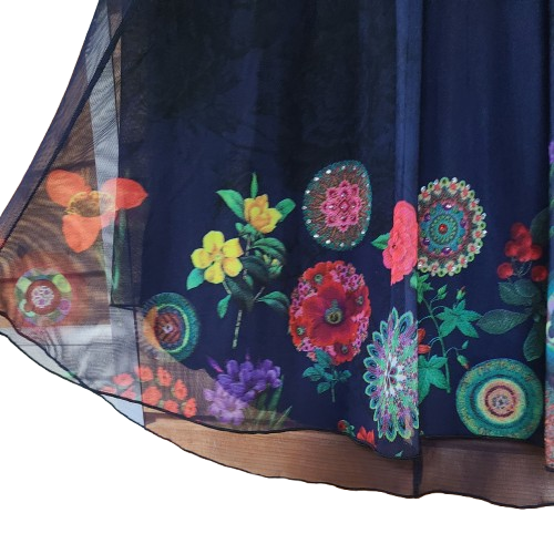 Blouse en voile avec strass Desigual