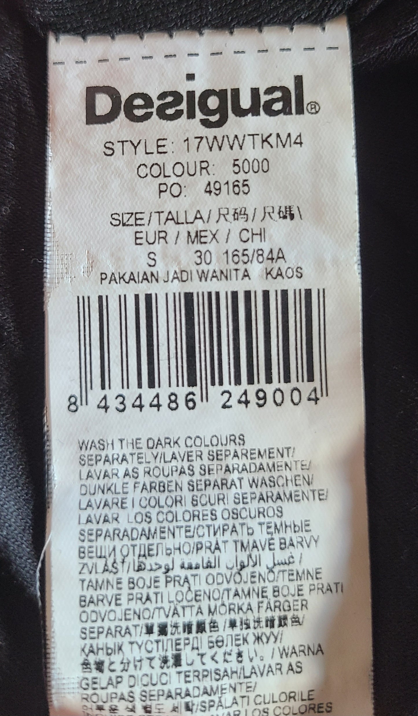Blouse en voile avec strass Desigual