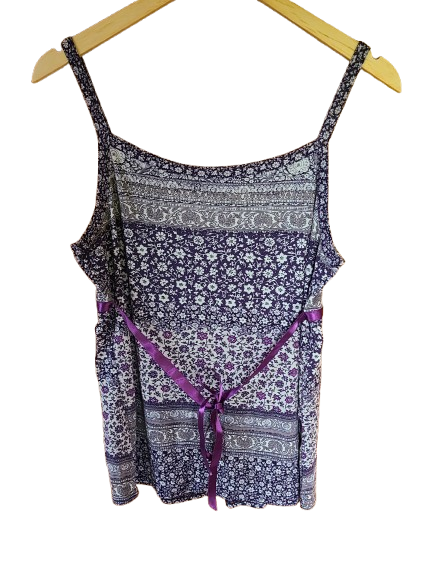 Débardeur fleuri en viscose Armand Thiery