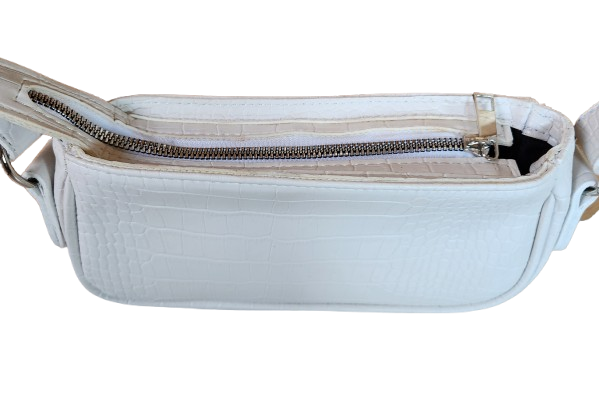 Petit sac à main/pochette imitation croco PrettyLittleThing