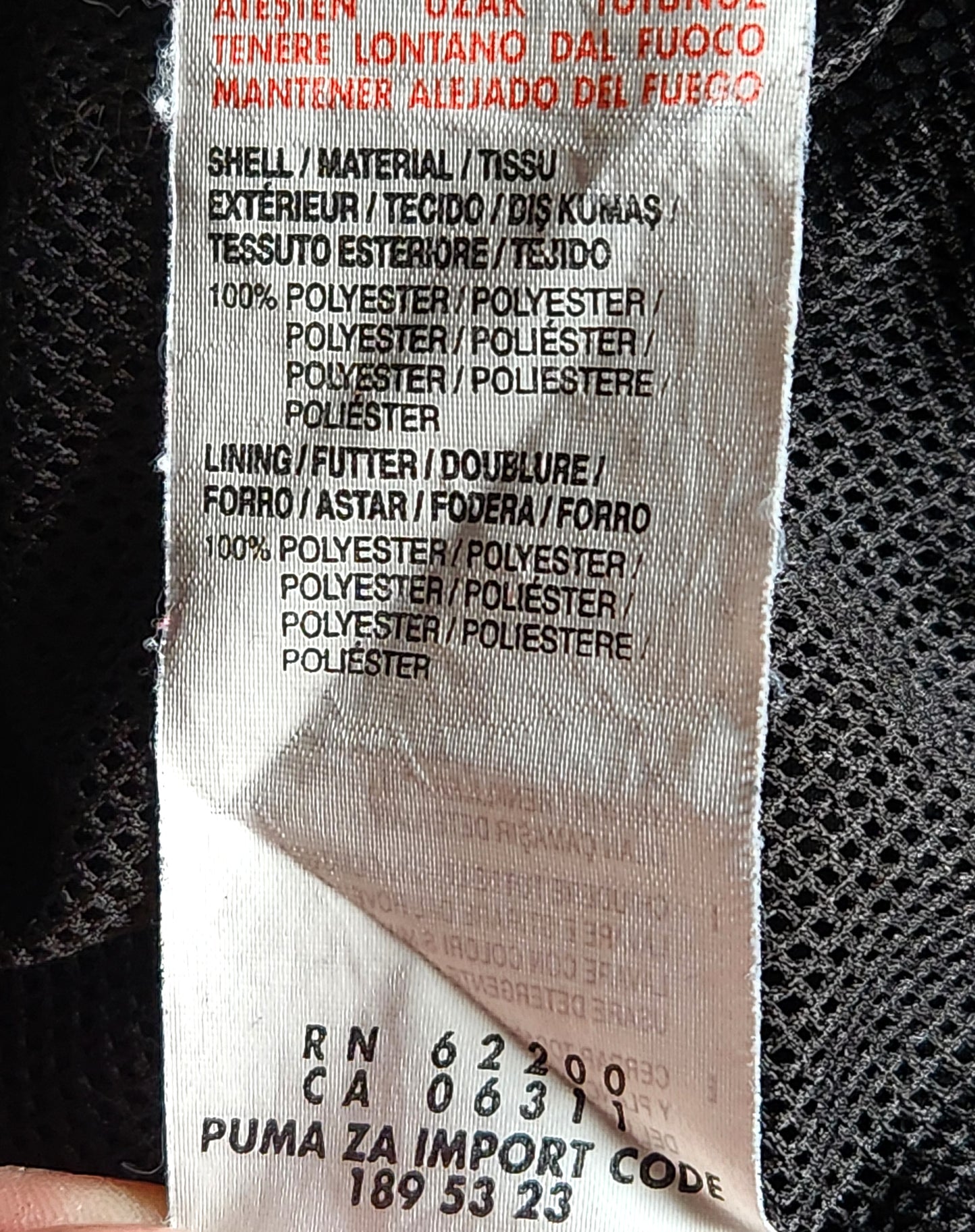 Veste zippée PUMA