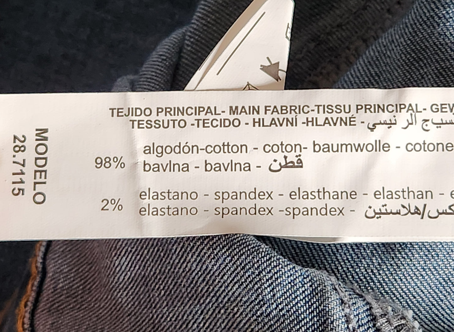 Jean avec strass et broderies Punt Roma