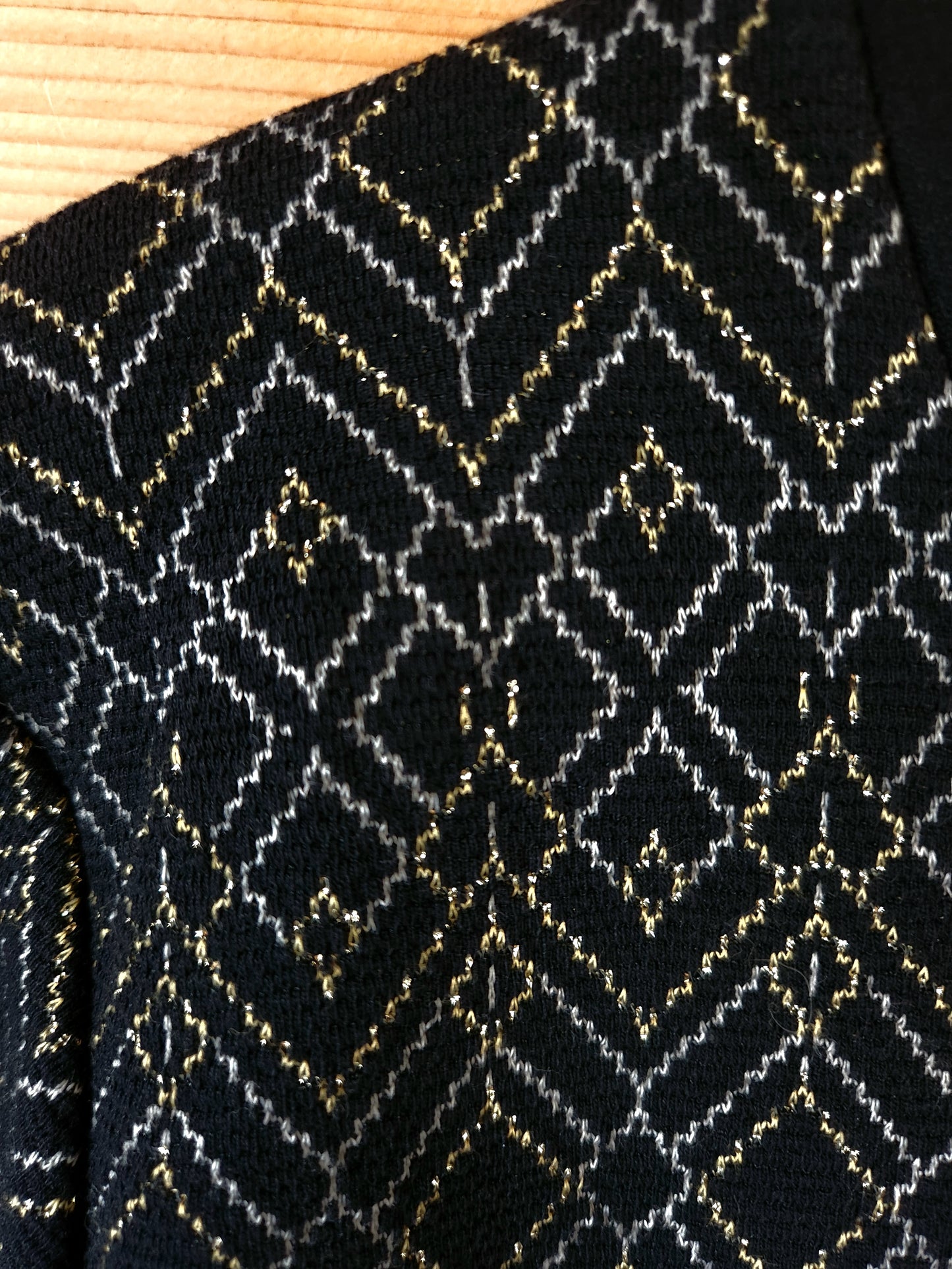 Veste zippée imprimé doré/argenté Grain de Malice