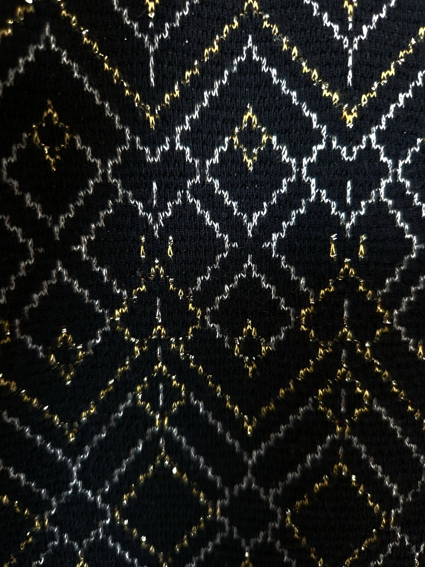 Veste zippée imprimé doré/argenté Grain de Malice