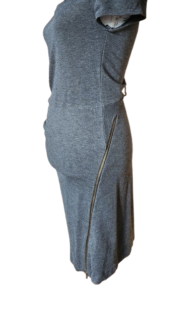 Robe moulante froncée MAJE