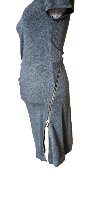 Robe moulante froncée MAJE
