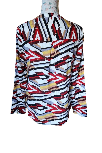 Blouse colorée avec touche de doré Season