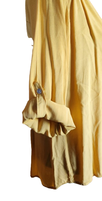 Blouse fluide avec col brodé