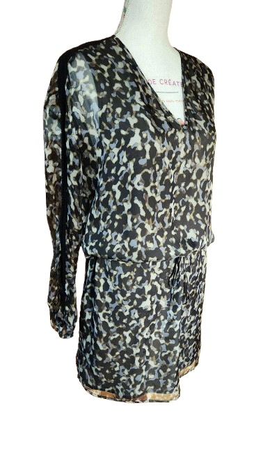 Robe fluide en voile IKKS