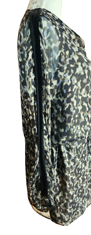 Robe fluide en voile IKKS