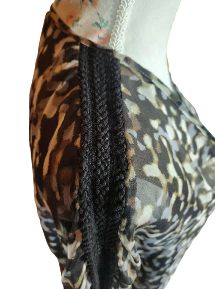 Robe fluide en voile IKKS