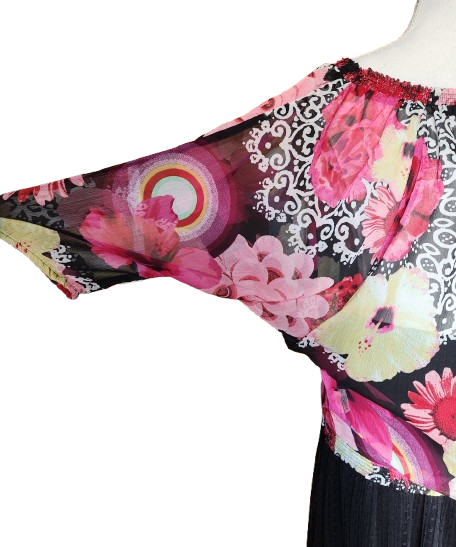 Blouse en voile semi-transparent DESIGUAL