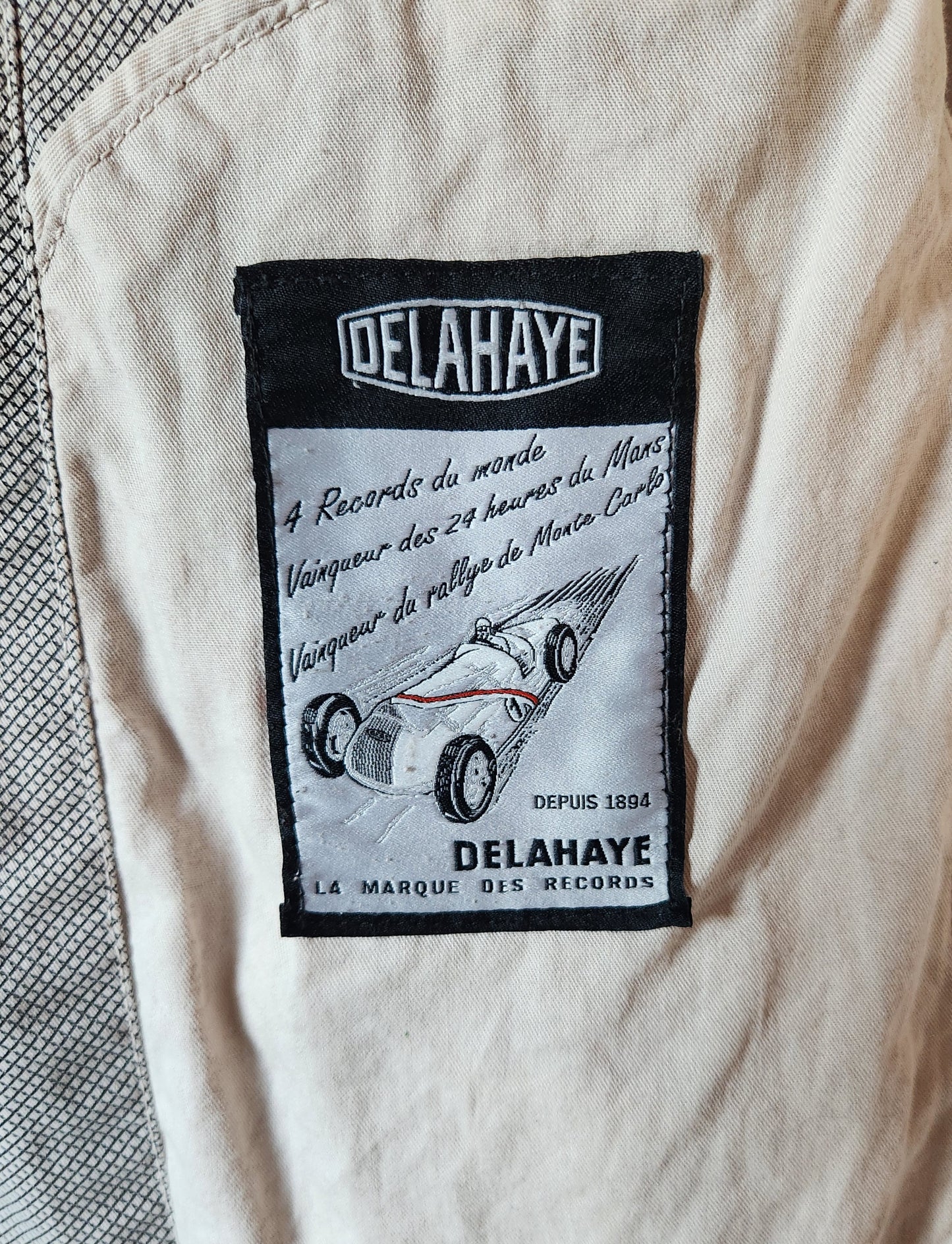 Veste blazer vintage Delahaye
