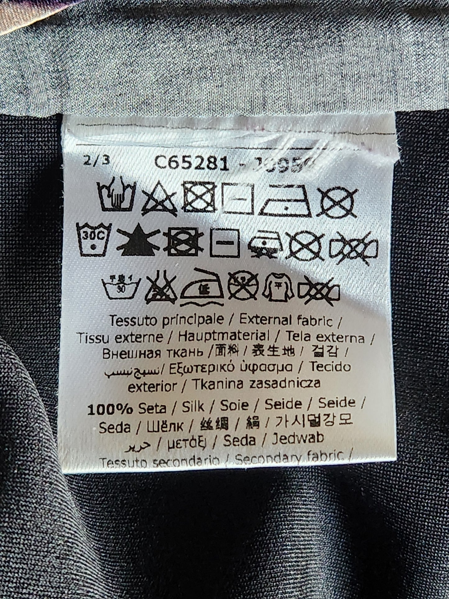Robe courte en soie LIU JO