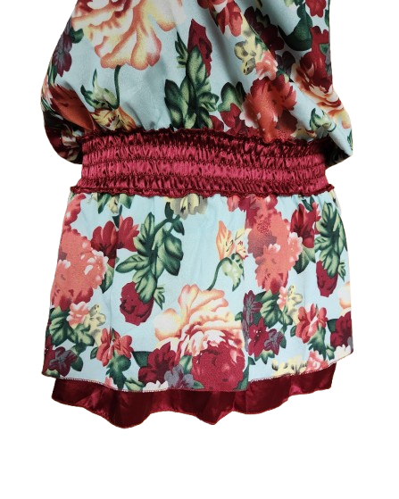 Robe courte en soie Anna Moda Piu