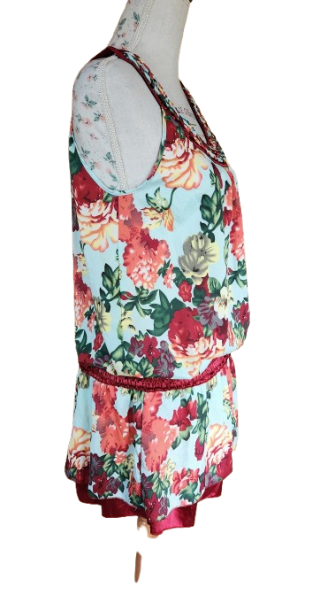 Robe courte en soie Anna Moda Piu