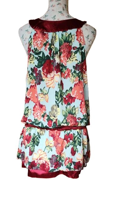 Robe courte en soie Anna Moda Piu