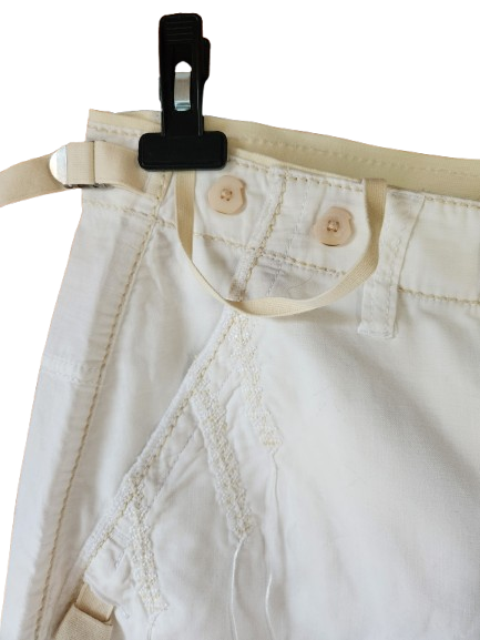 Pantacourt/bermuda blanc Made In Italy