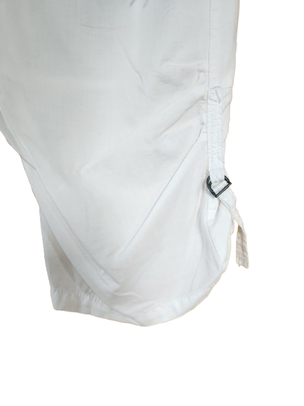 Pantacourt/bermuda blanc Made In Italy