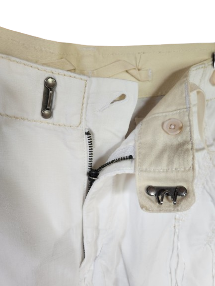 Pantacourt/bermuda blanc Made In Italy