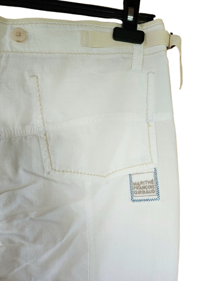 Pantacourt/bermuda blanc Made In Italy