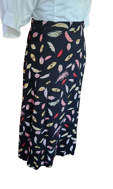 Jupe longue en viscose Vila