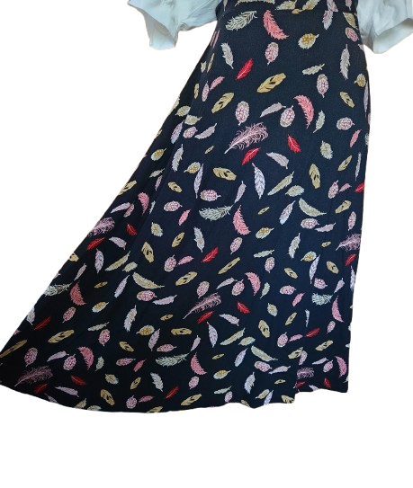 Jupe longue en viscose Vila