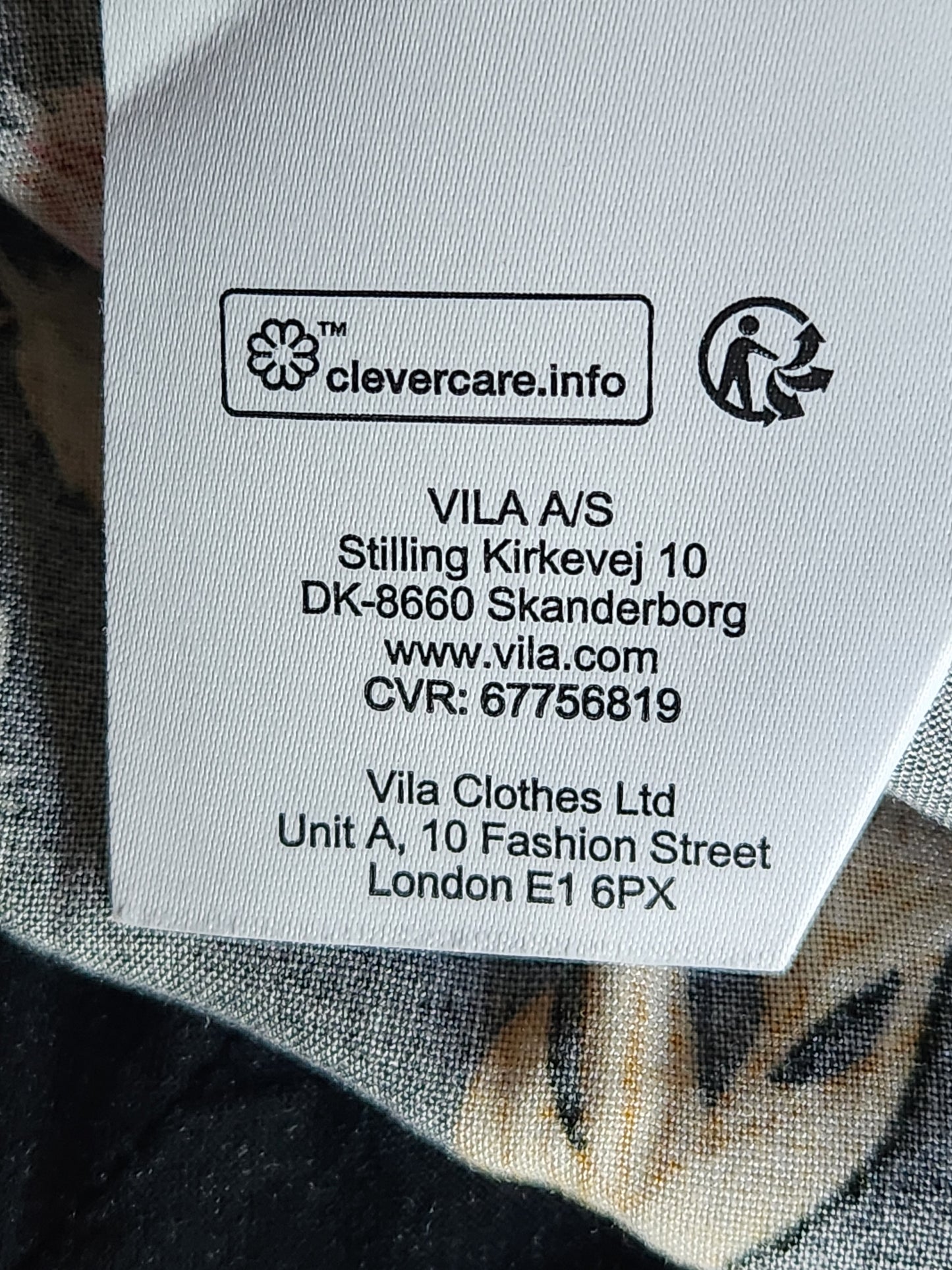 Jupe longue en viscose Vila