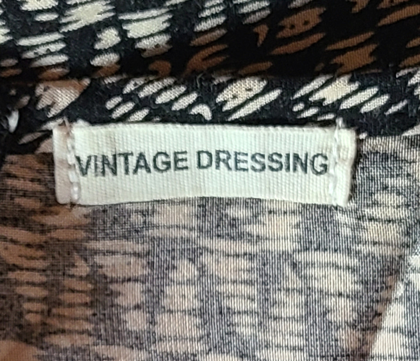 Robe en viscose Vintage Dressing