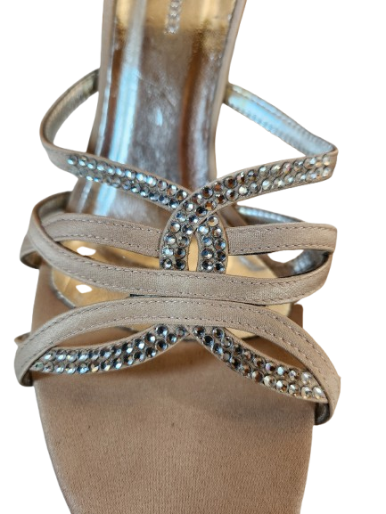 Sandales à talons avec strass Jean-Louis Scherrer