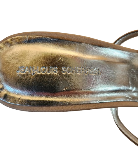 Sandales à talons avec strass Jean-Louis Scherrer