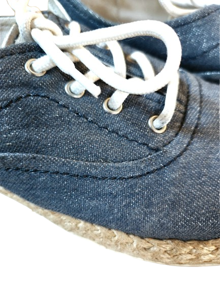 Baskets/Espadrilles bleu pailleté Geox