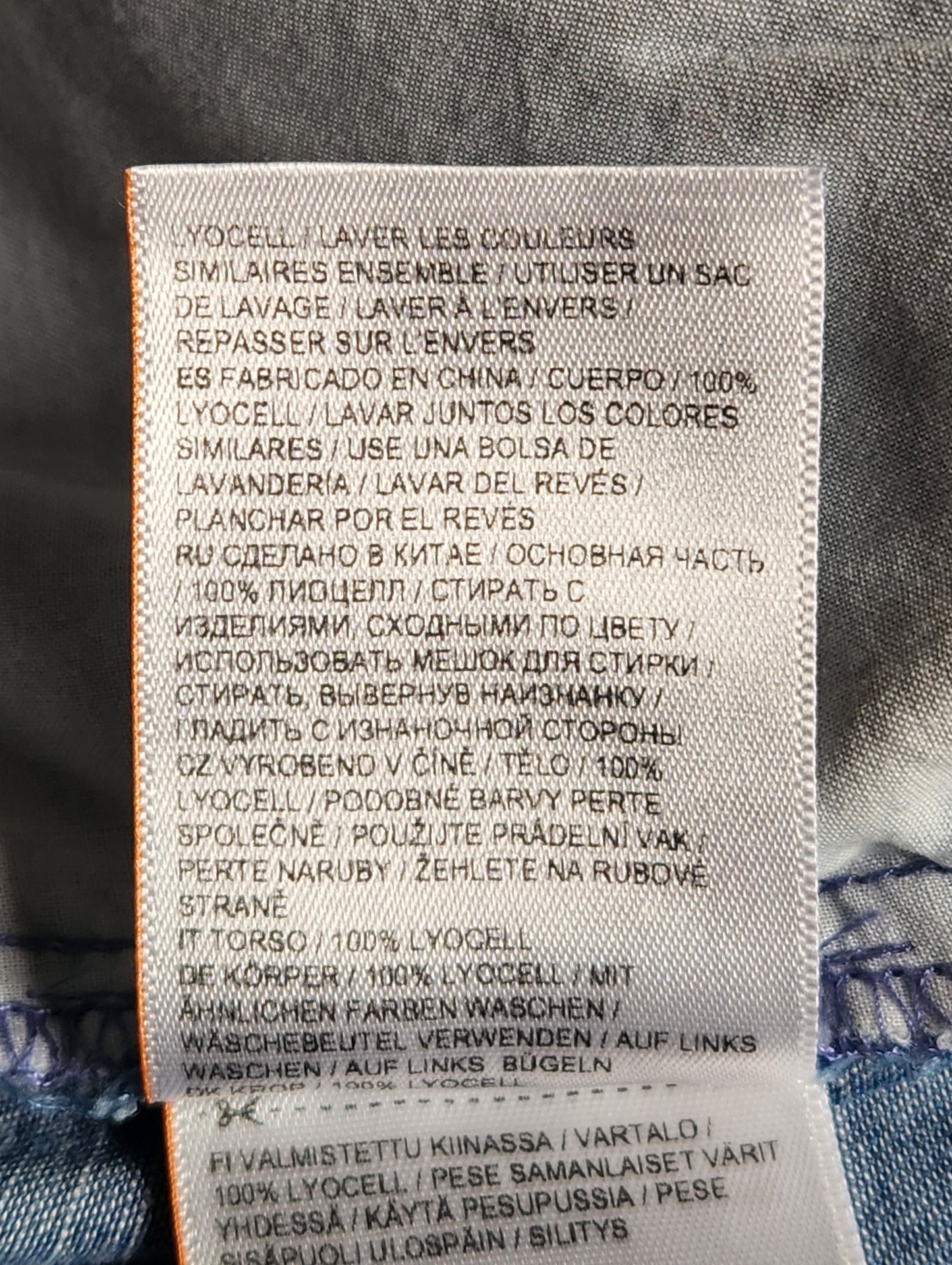 Combi-short effet jean en lyocell Superdry