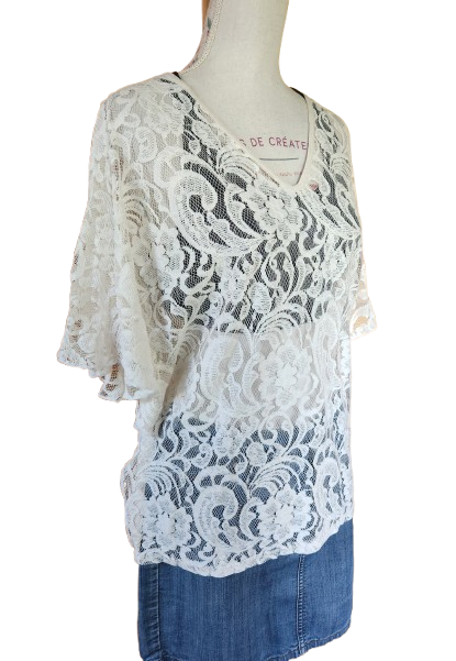 Blouse en dentelle Made in Italy