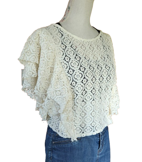 Blouse en dentelle Zara