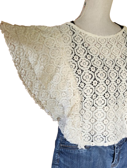 Blouse en dentelle Zara