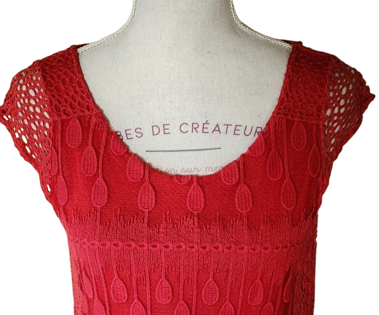 Robe d'été/de plage en dentelle et crochet Made in Italy