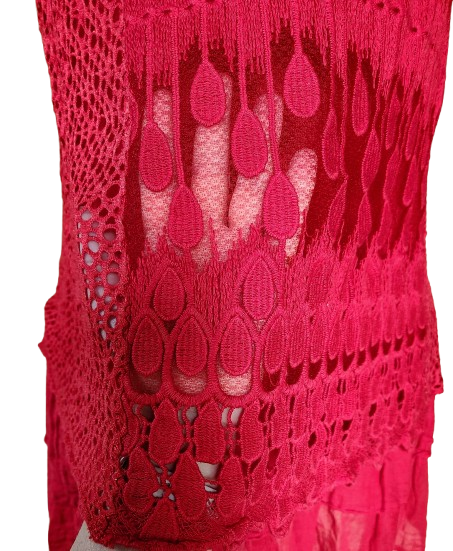 Robe d'été/de plage en dentelle et crochet Made in Italy