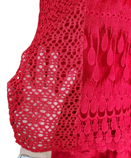 Robe d'été/de plage en dentelle et crochet Made in Italy
