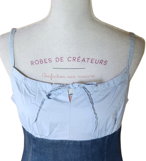 Robe à bretelles en jean
