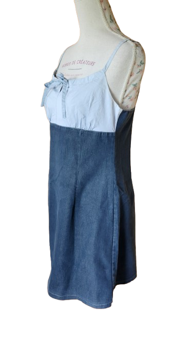 Robe à bretelles en jean