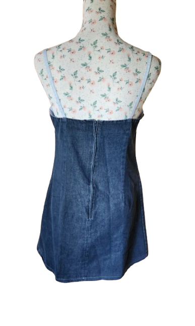 Robe à bretelles en jean